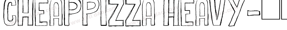 CheapPizza Heavy字体转换